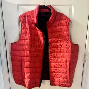 Men's 3X/XXXL Burnt Orange SwissTech Zip Puffer Vest